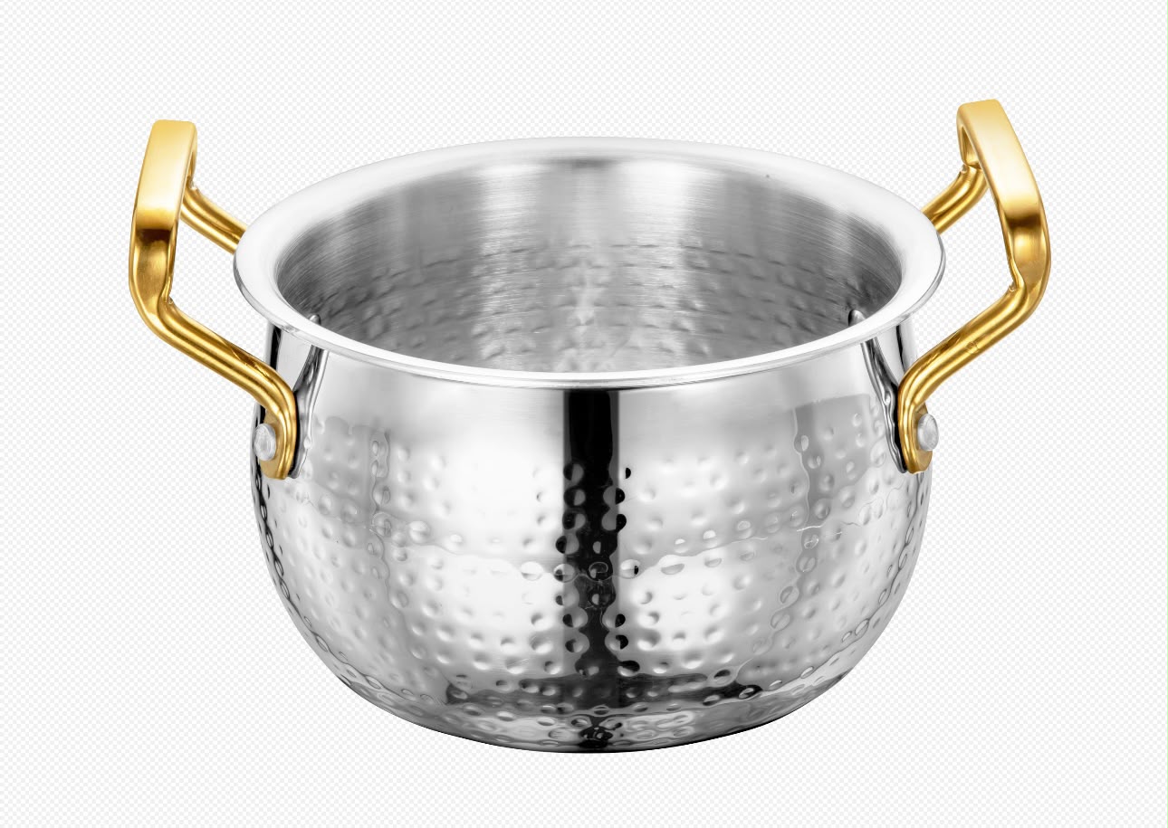 Hammered Steel Saucepot